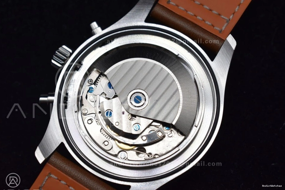 Pilot Dial Functional Edition Best ZF IW377726 Brown V A7750 1:1 Leather on 1001 Strap Green Chronograph 1029